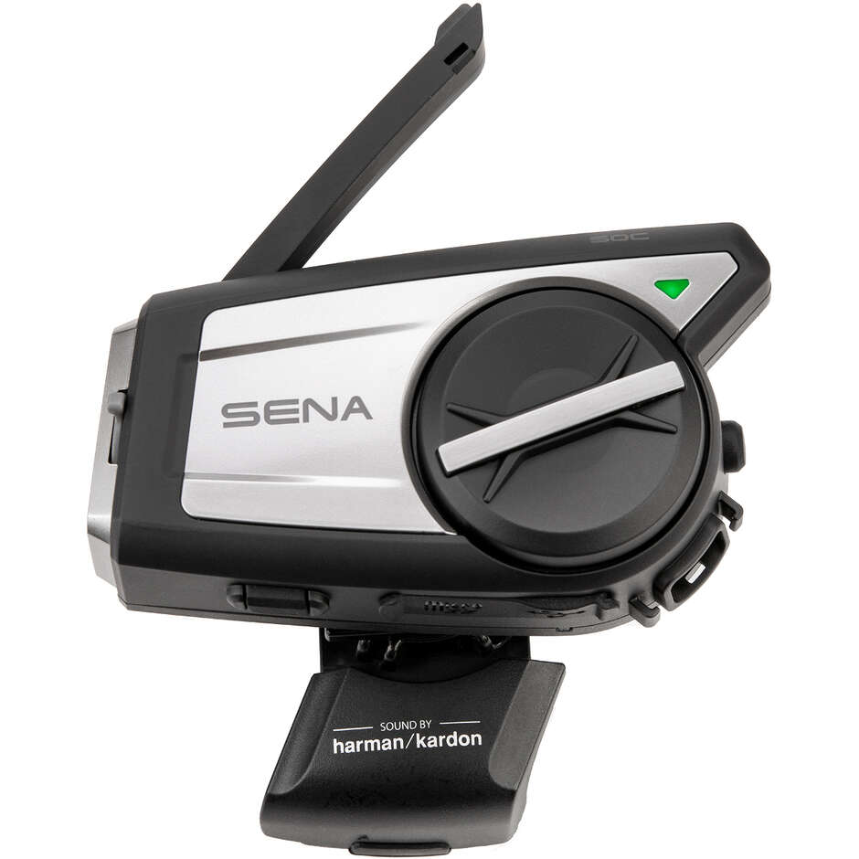 Interfono Moto Mesh Sena 50 C Sound Harman Kardon Con Videocamera Integrata 4K