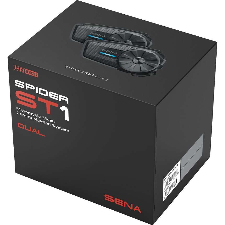 Interphone moto Sena SPIDER ST1 Mesh 2.0 - Kit paire