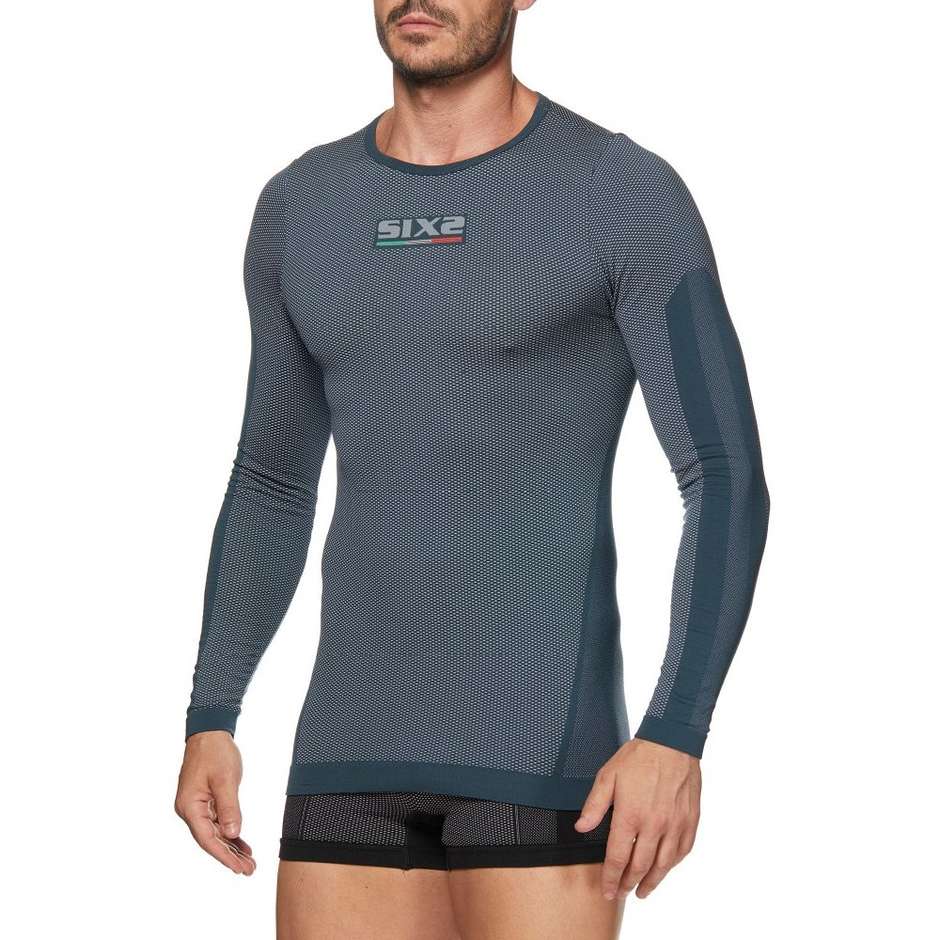 Intimate Crew Neck Long Sleeve Sixs TS2L Superlight Carbon Oil Underwear