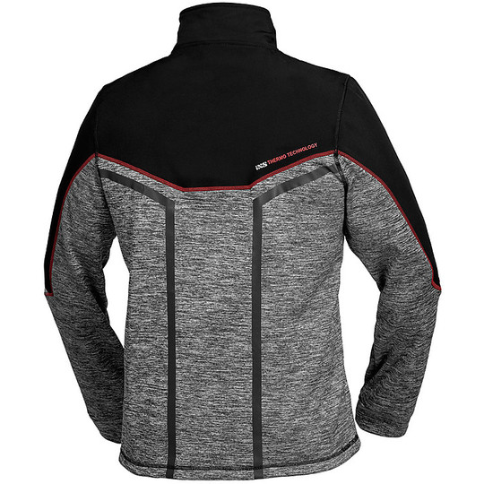 Intimate Long Sleeved Jersey in Ixs ICE 1.0 Fleece Black Gray Red