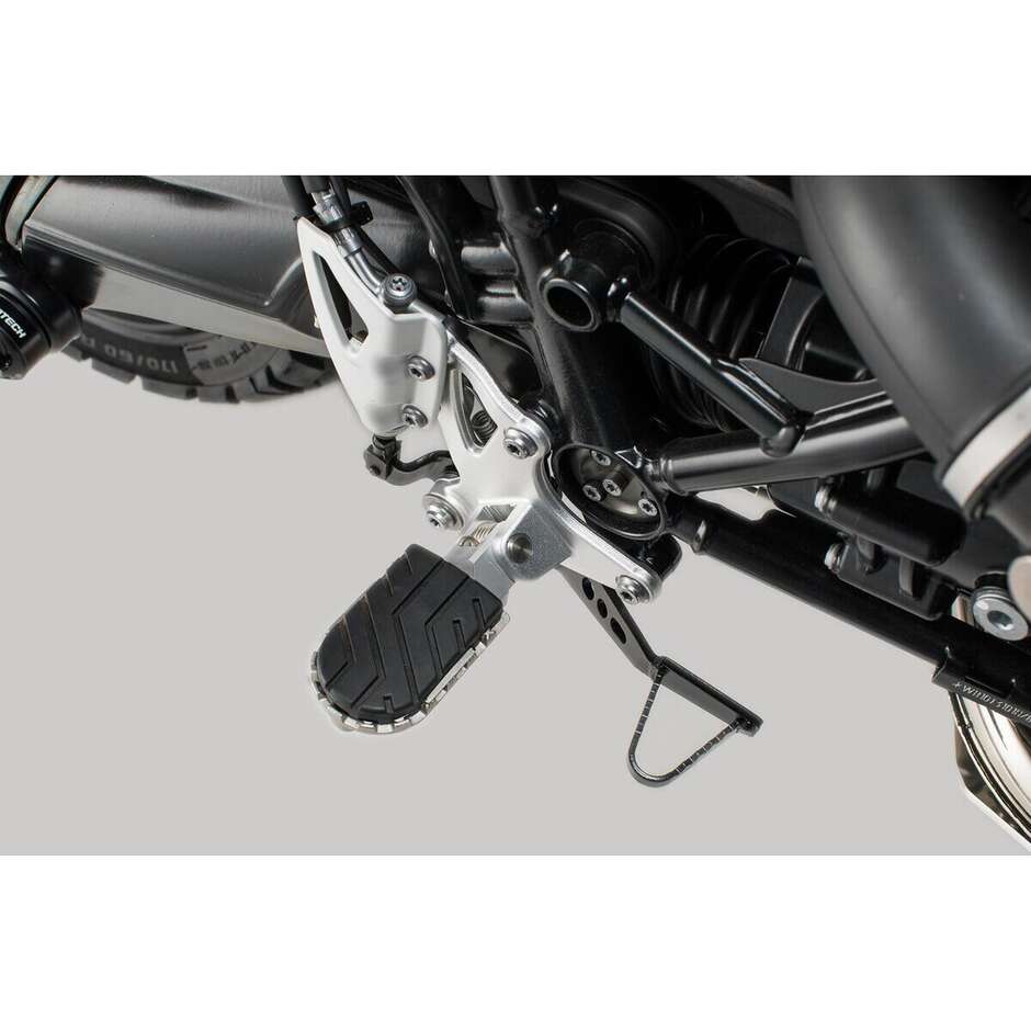 ION Sw-Motech FRS.07.011.10800/S Adjustable Footrest Kit for BMW R nineT Scrambler (2016 >) / R nineT GS (2016 >)