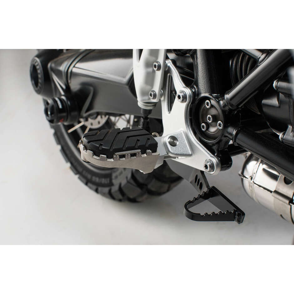 ION Sw-Motech FRS.07.011.10800/S Adjustable Footrest Kit for BMW R nineT Scrambler (2016 >) / R nineT GS (2016 >)