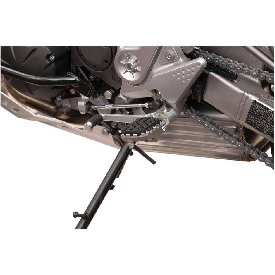 ION Sw-Motech FRS.08.011.10001/S Verstellbares Fußrasten-Kit für KAWASAKI VERSYS 650 / ZRX 1200 / Z 100 / Z 900 RS