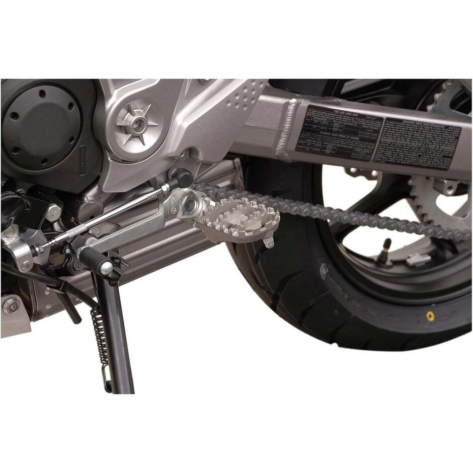 ION Sw-Motech FRS.08.011.10001/S Verstellbares Fußrasten-Kit für KAWASAKI VERSYS 650 / ZRX 1200 / Z 100 / Z 900 RS