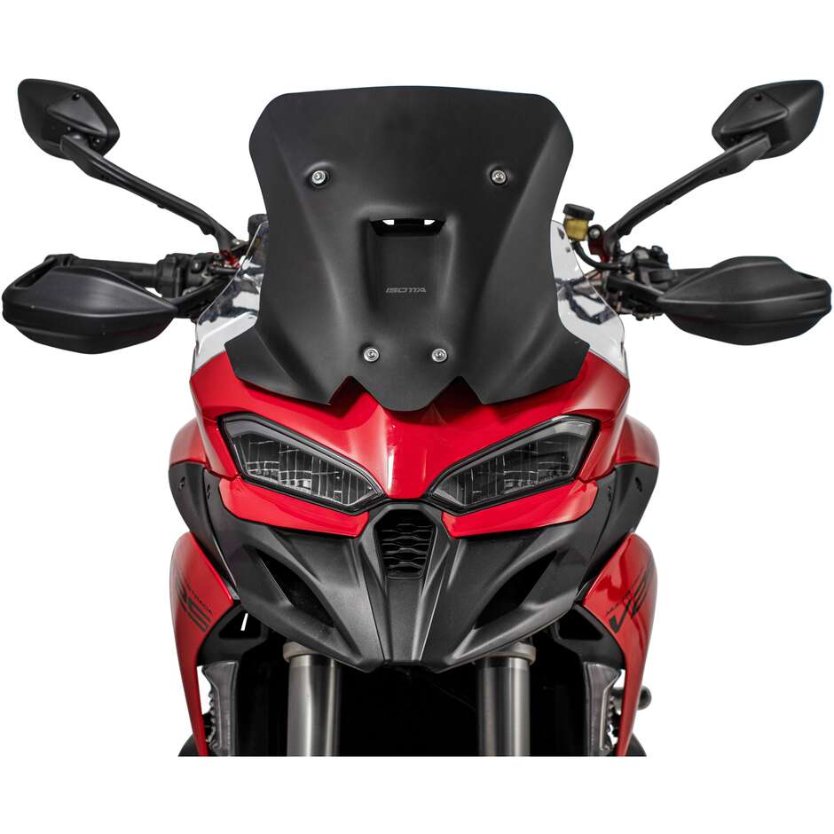Isotta Aerodynamics Sport Windshield for DUCATI Multistrada V2, Matte Black