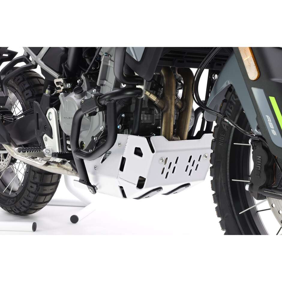 Isotta Aluminum Crash Bar for CF MOTO MT 450 From 2024 White