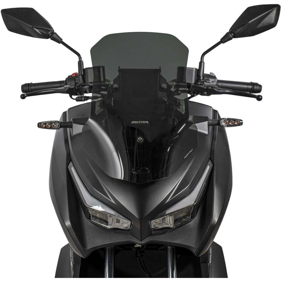 Isotta City MAX Windshield for Kymco Dink 125 from 2025 Dark Smoke