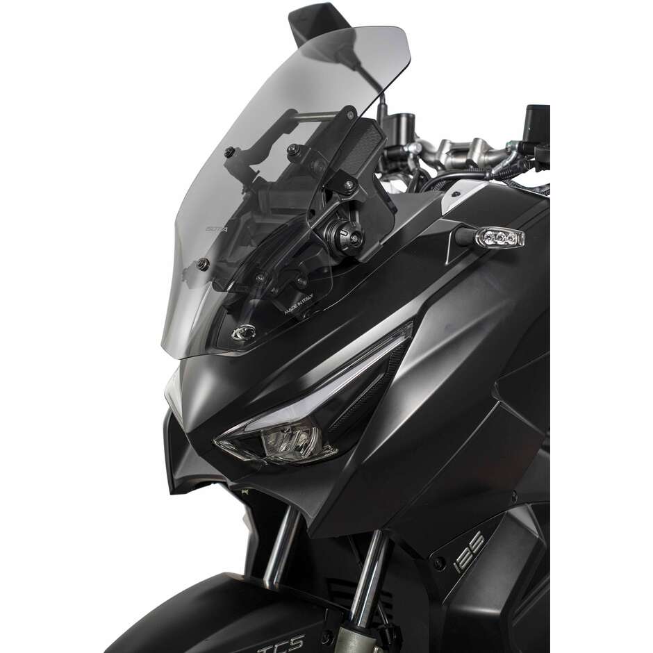 Isotta City MAX Windshield for Kymco Dink 125 from 2025 Light Smoke