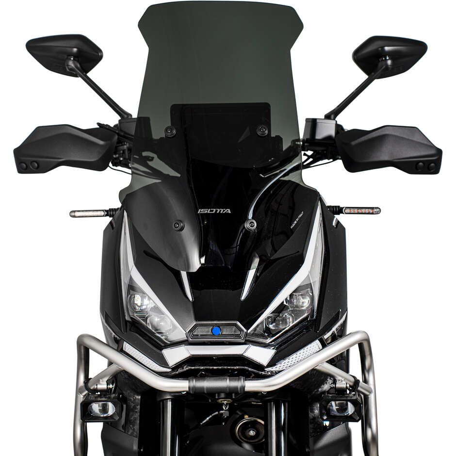 Isotta City Max Windshield for Zontes 368 G From 2024 Dark Smoke