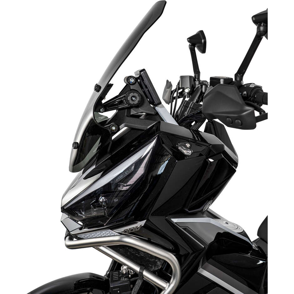 Isotta City Max Windshield for Zontes 368 G From 2024 Dark Smoke