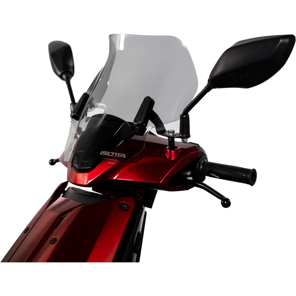 Isotta City Sport Windshield for Velocifero City X 125 from 2025 Light Smoke