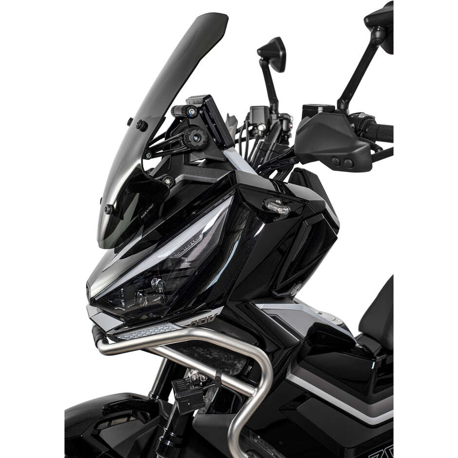 Isotta City Windshield for Zontes 368 G From 2024 Dark Smoke