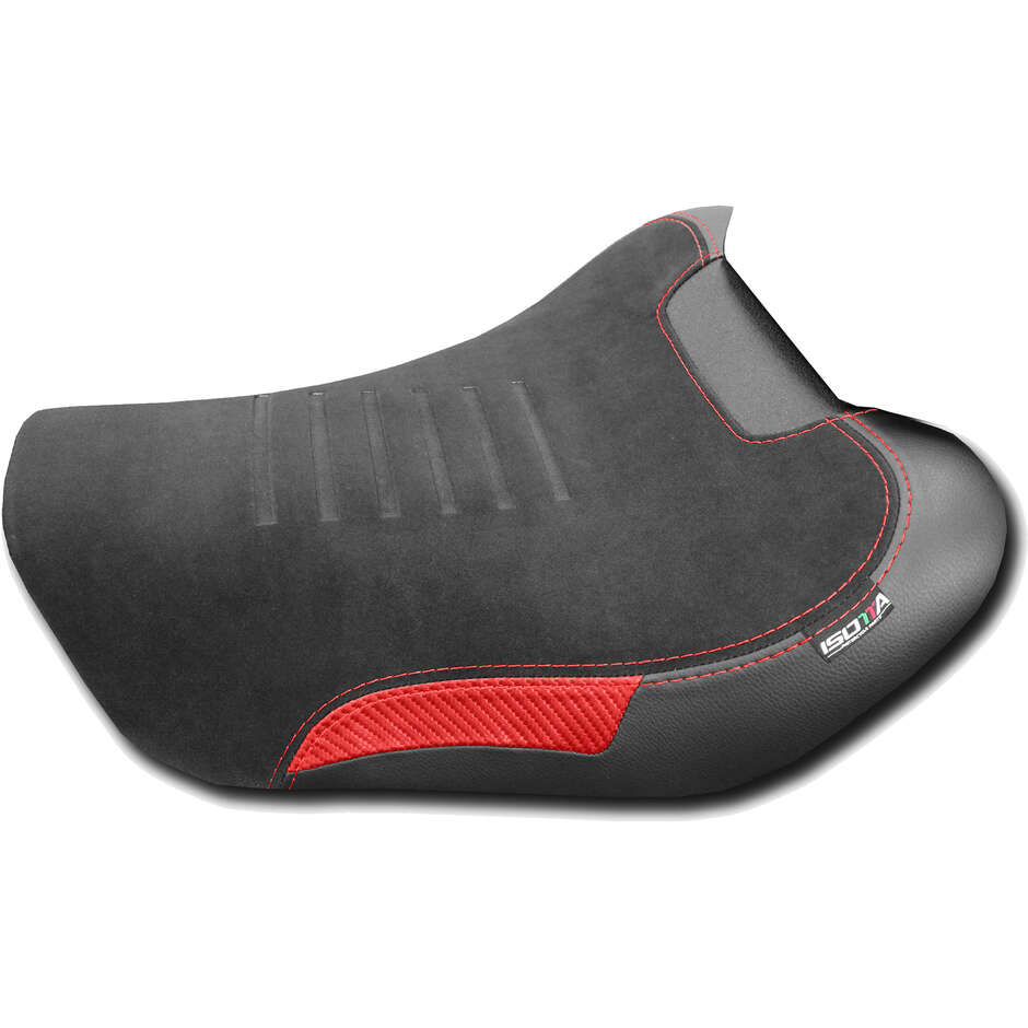 Isotta Comfort Front Motorcycle Seat for Yamaha Tracer 900 from 2025 Black Red