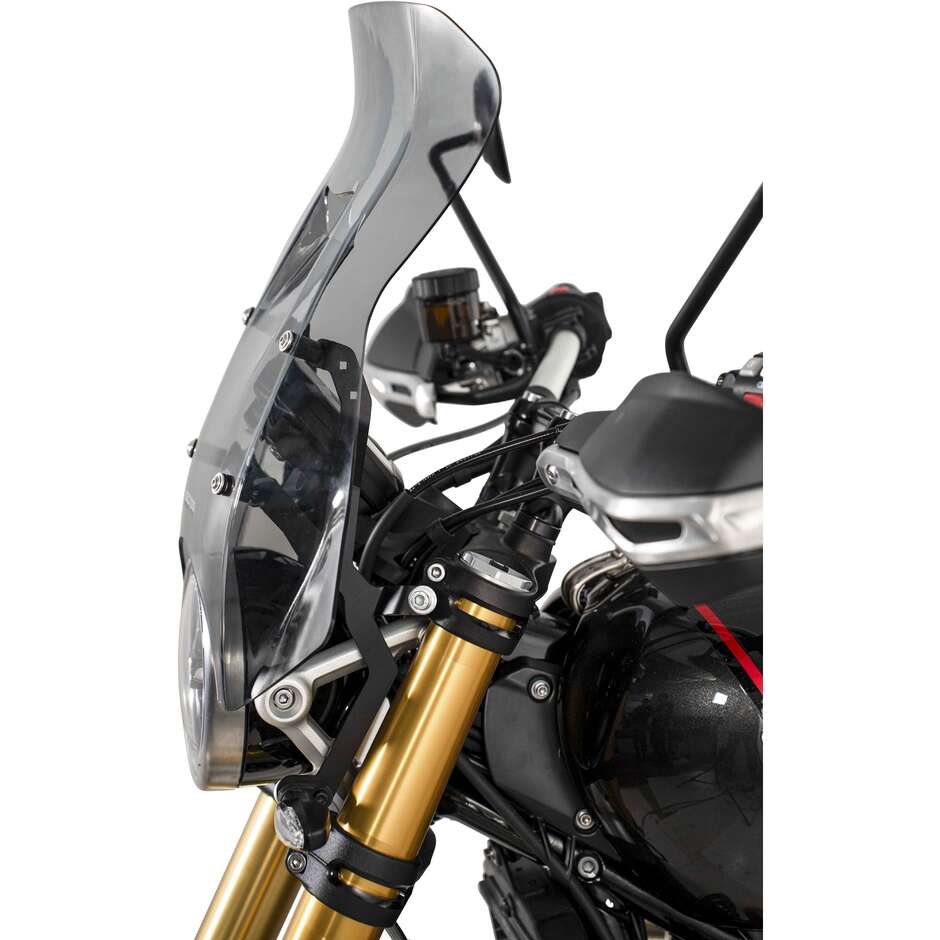 Isotta Endurance Race Plus Windschutzscheibe für Triumph Scrambler 1200 X / XE, hellgrau