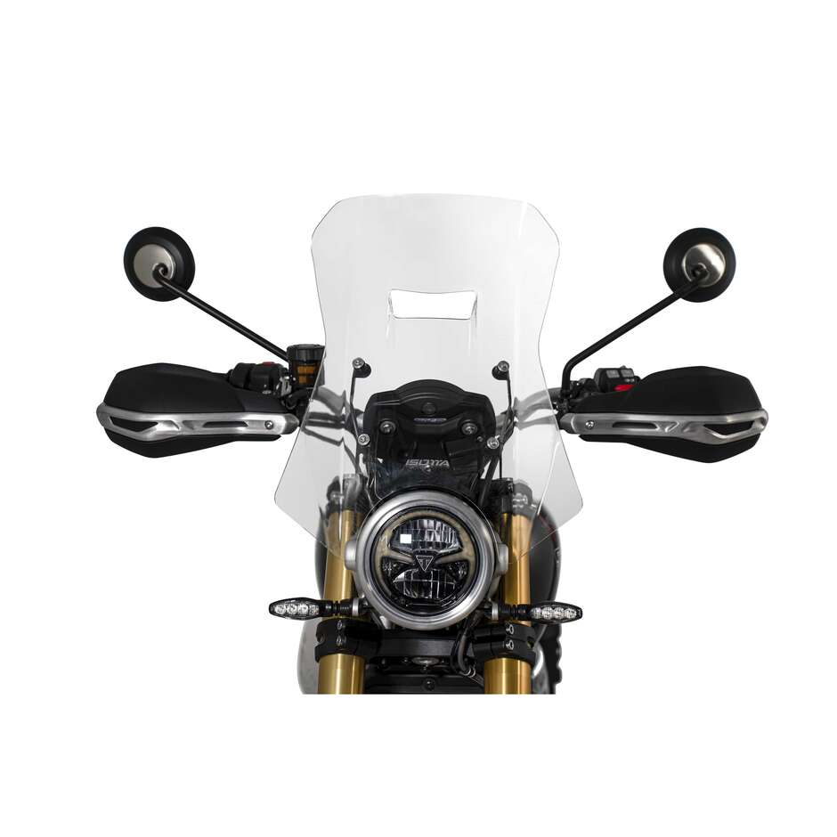 Isotta Endurance Race Plus Windschutzscheibe für Triumph Scrambler 1200 X / XE, klar