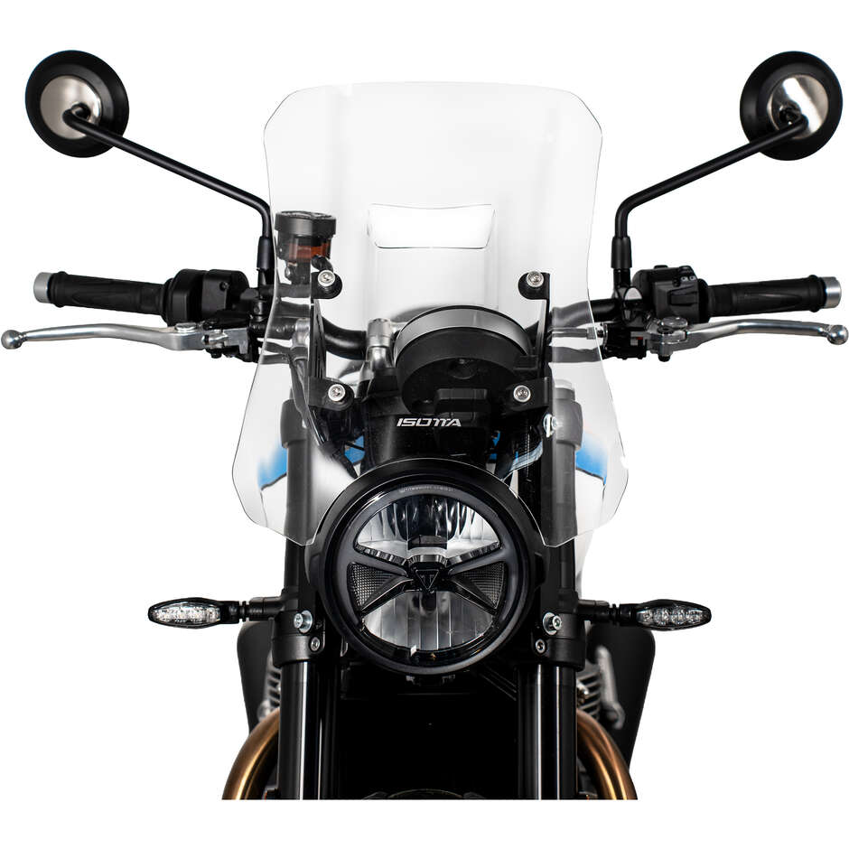 Isotta Endurance Race Windschutzscheibe für die Triumph Speed Twin 900 (Modelljahr 2025), klar