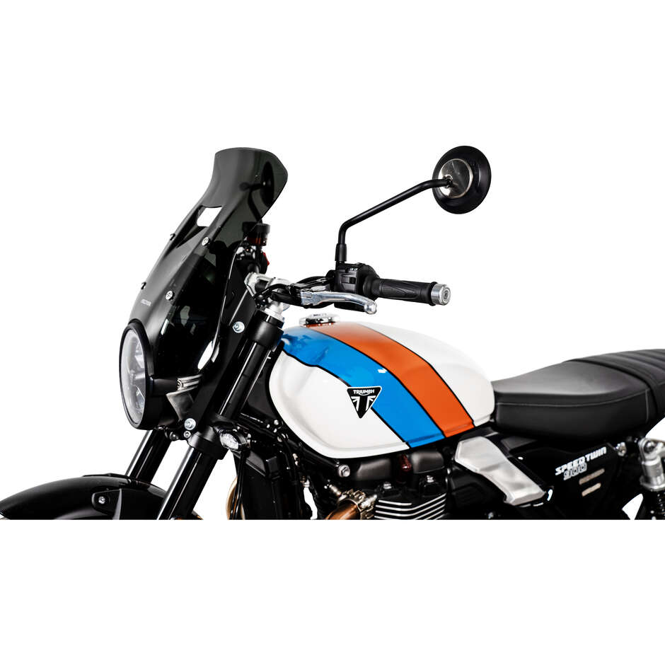 Isotta Endurance Race Windshield for the 2025 Triumph Speed Twin 900, Dark Smoke
