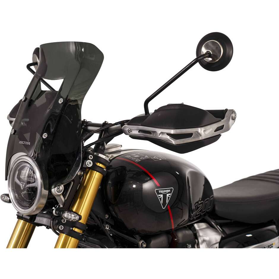 Isotta Endurance Race Windshield for Triumph Scrambler 1200 X / XE Dark Smoke