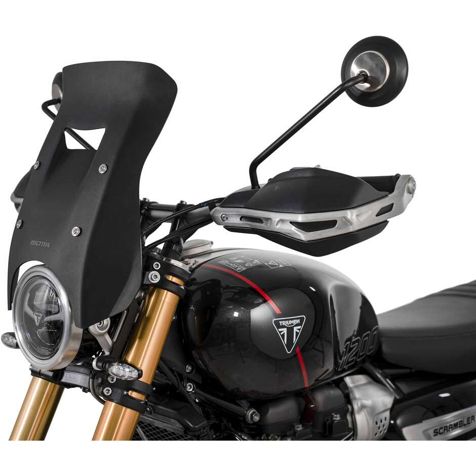 Isotta Endurance Race Windshield for Triumph Scrambler 1200 X / XE Matte Black