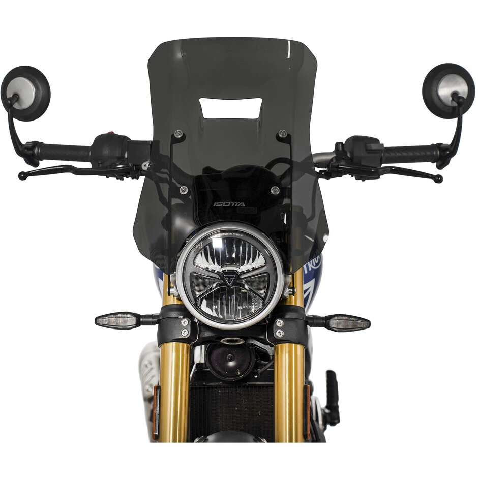 Isotta Endurance Race Windshield for Triumph Speed 400 from 2025 Dark Smoke