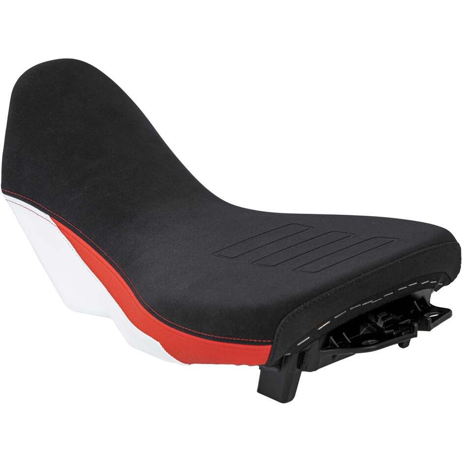 Isotta Extra Comfort Pilot Motorradsattel YAMAHA Tenere 700 Schwarz Rot Weiß