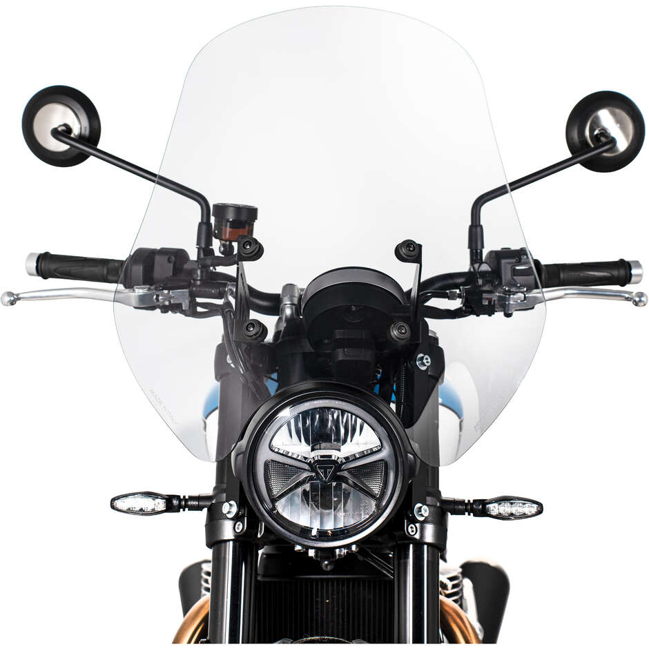 Cupolino Isotta Alta Protezione per Triumph Speed Twin 900 Dal 2025 Trasparente