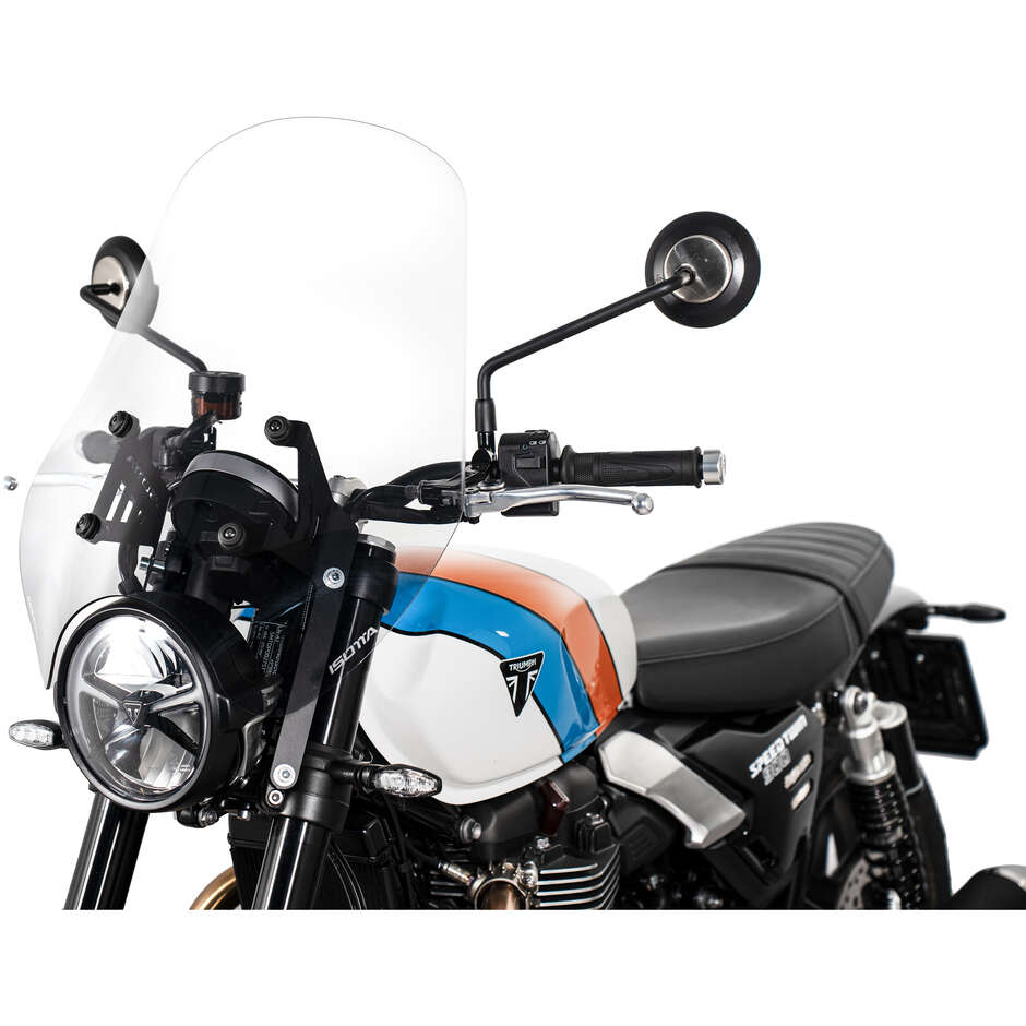 Cupolino Isotta Alta Protezione per Triumph Speed Twin 900 Dal 2025 Trasparente