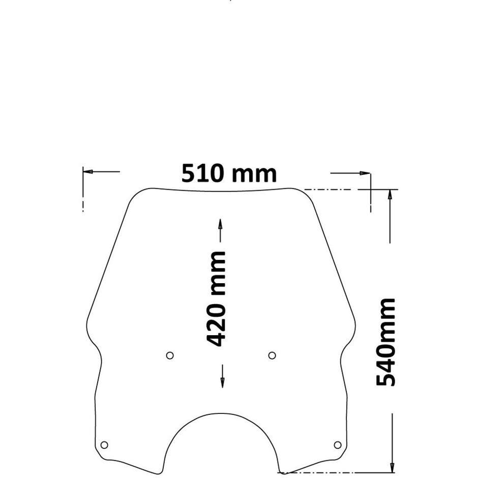 Isotta High Windshield For Husqvarna Norden 901 2022 Clear