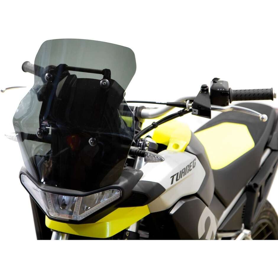 Isotta kleine Racing-Windschutzscheibe für Aprilia Tuareg 660 2022, dunkler Rauch