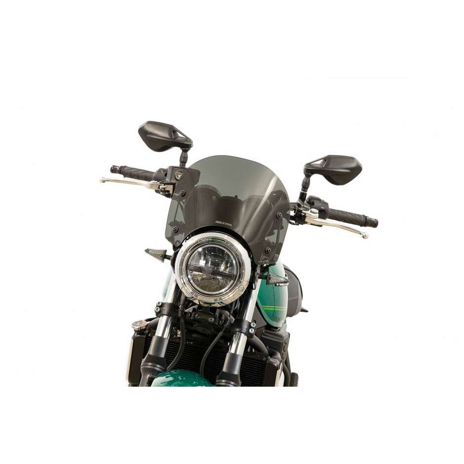 Isotta Low Fairing For Kawasaki Z650 RS 2022/2023 Dark Smoke