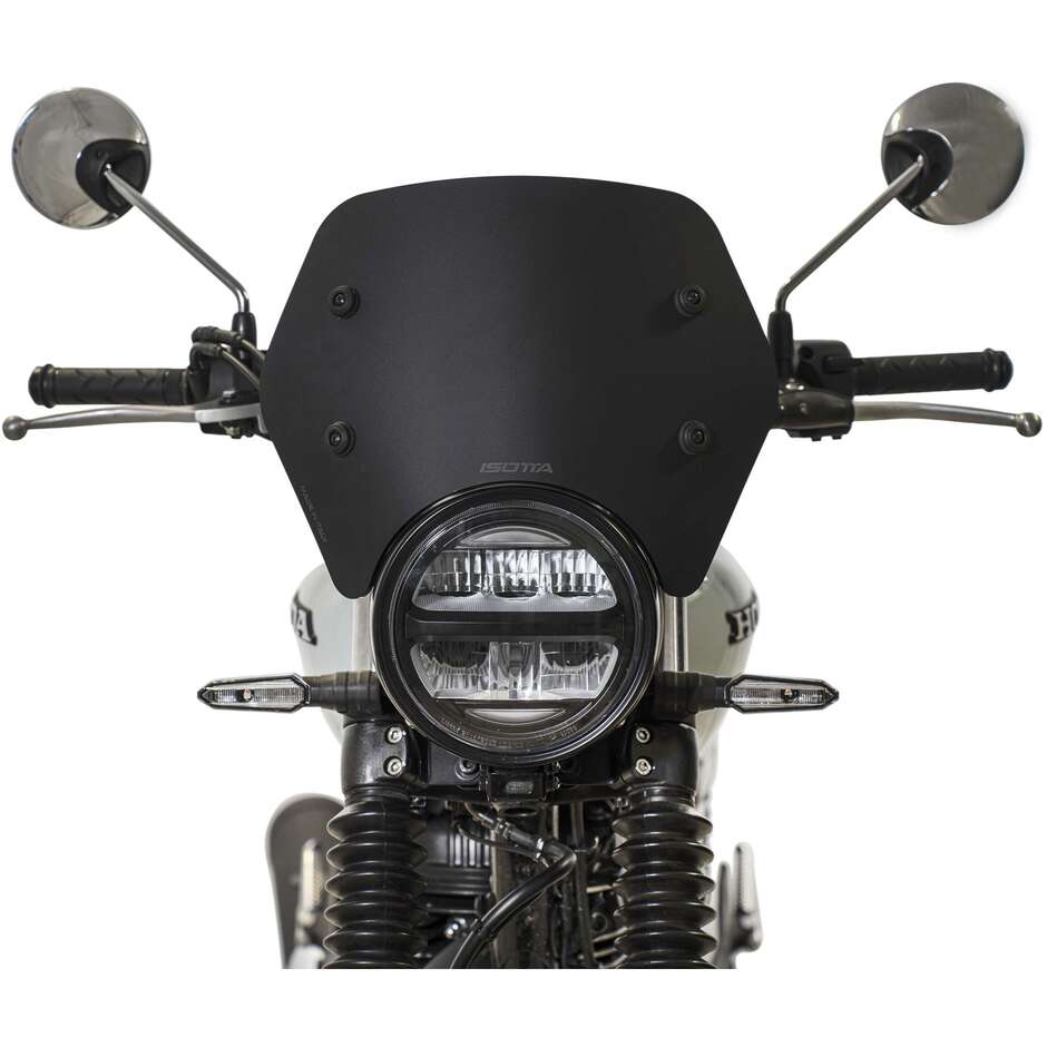 Isotta Low Fairing für HONDA GB350 S, Mattschwarz
