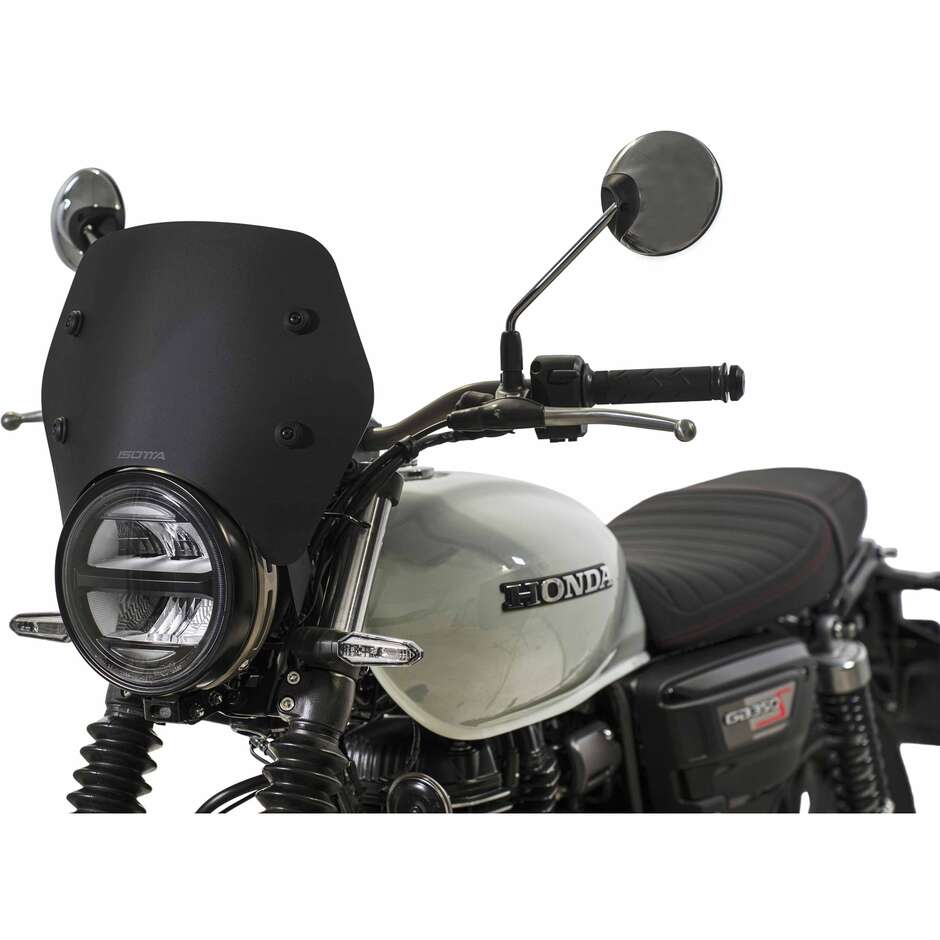 Isotta Low Fairing für HONDA GB350 S, Mattschwarz