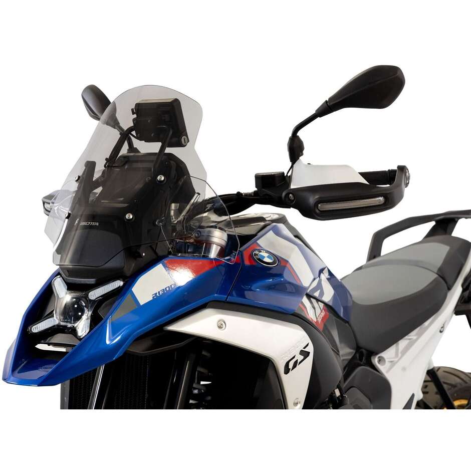 Isotta Master Plus Windshield For BMW R 1300 GS from 2024 Without Radar Light Smoke