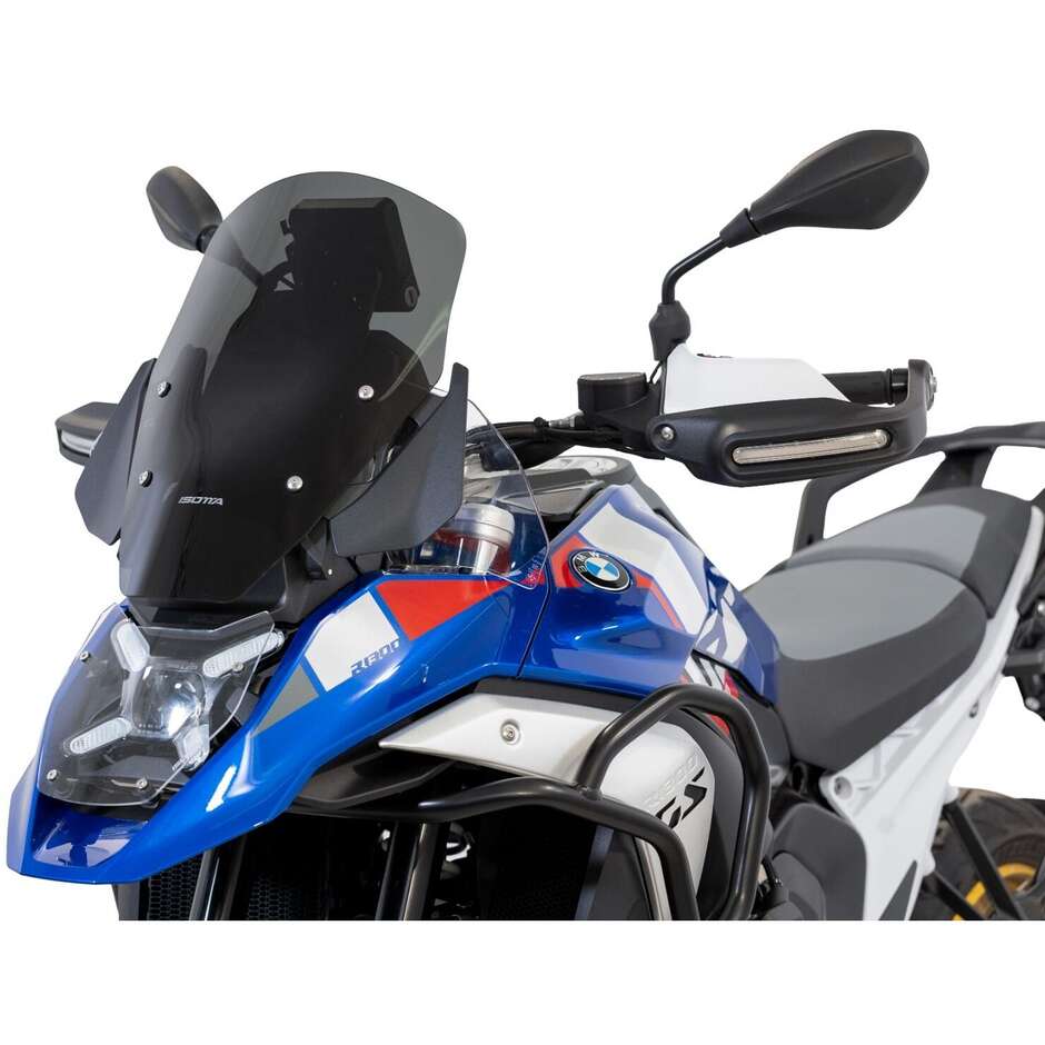 Isotta Master Windshield For BMW R 1300 GS From 2024 Without Radar Dark Smoke