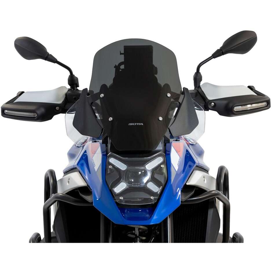 Isotta Master Windshield For BMW R 1300 GS From 2024 Without Radar Dark Smoke