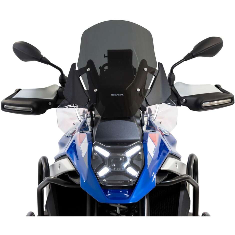 Isotta Master Windshield For BMW R 1300 GS From 2024 Without Radar Dark Smoke