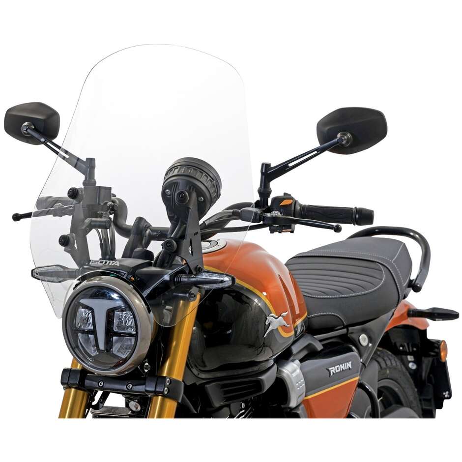 Isotta Maxi Windschutzscheibe für TVS RONIN TD 250 ab 2024, transparent