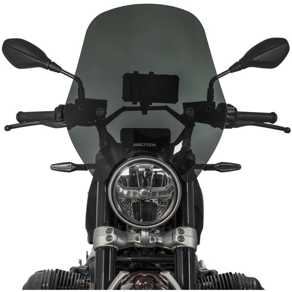 Isotta Medium Protection Windshield for BMW R12 Dark Smoke