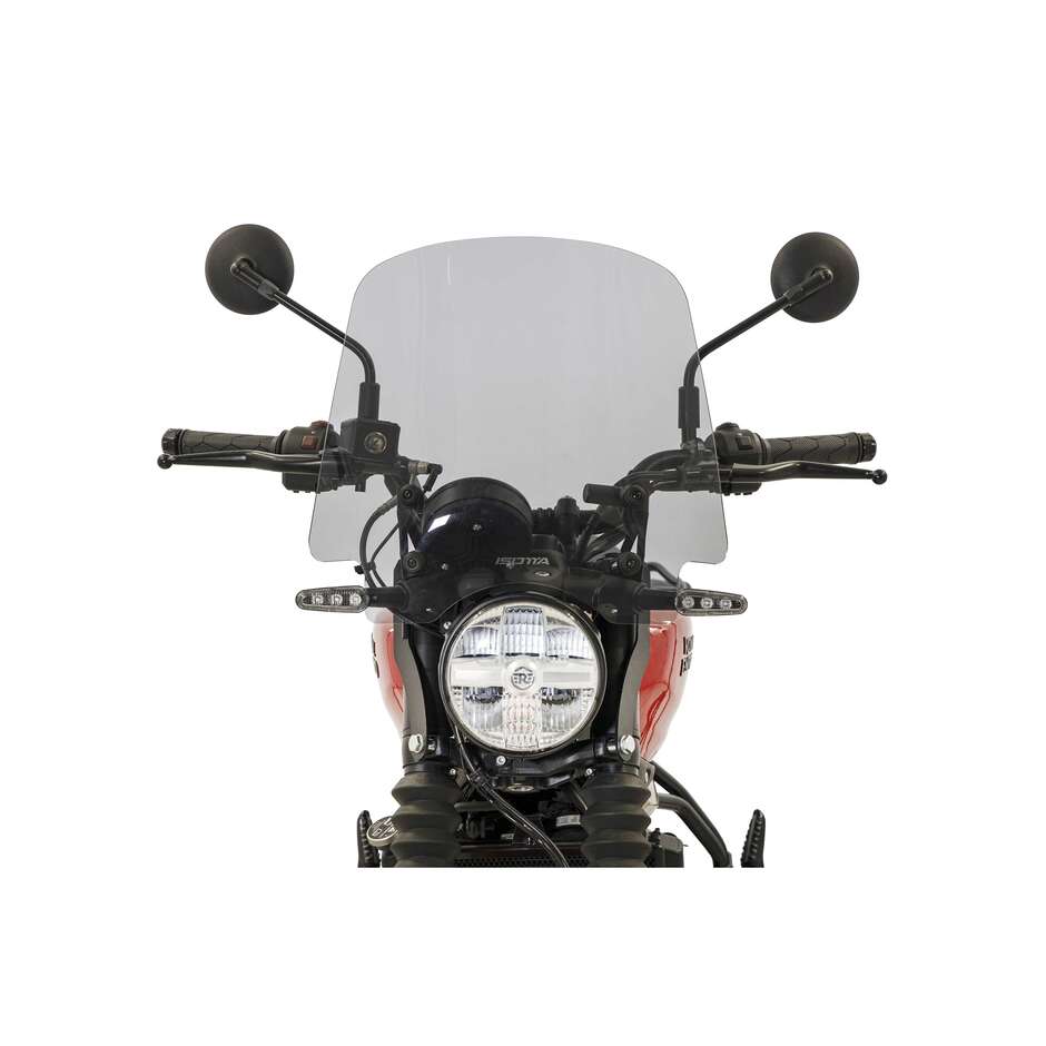 Isotta Mittlere Windschutzscheibe für Royal Enfield Guerrilla 450, Hellgrau