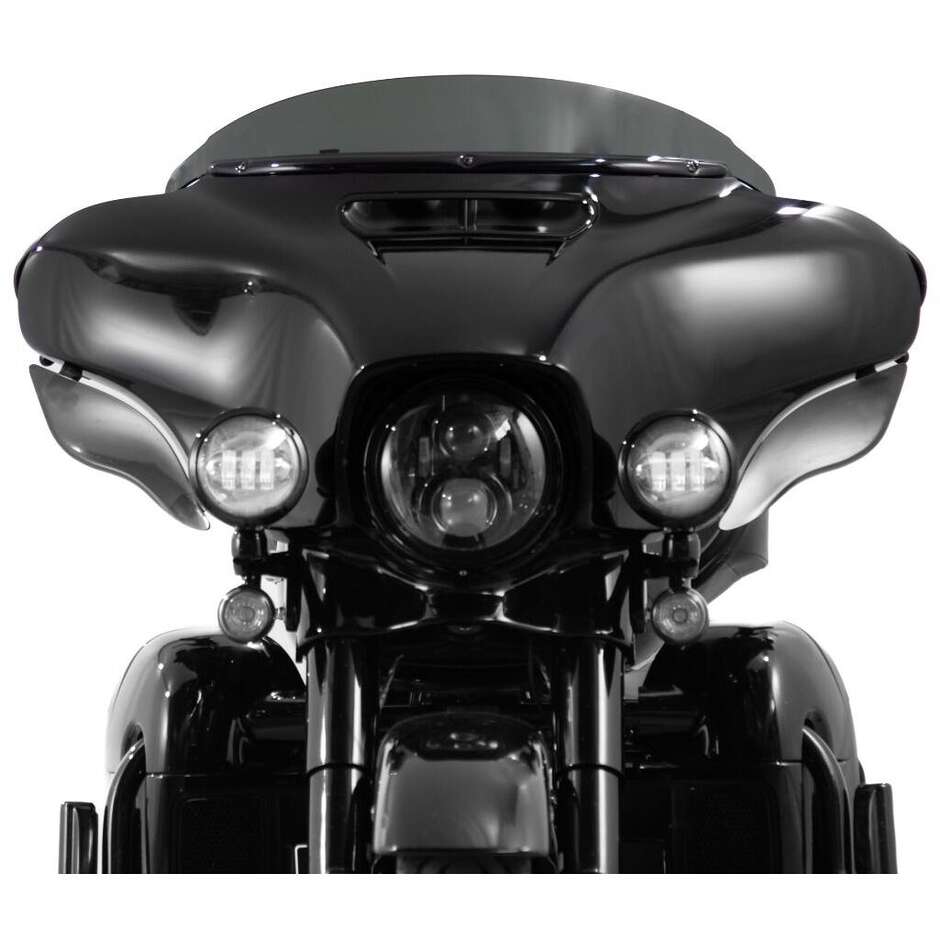Isotta niedrige Windschutzscheibe für HD ELECTRA GLIDE ULTRA LIMITED, dunkler Rauch
