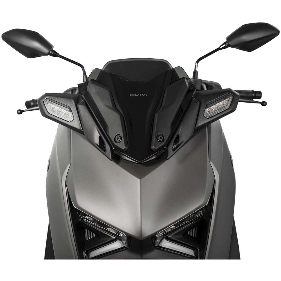 Isotta Racing Sport Windschutzscheibe für X-MAX 300 - 125 ab 2025, Dunkelgrau