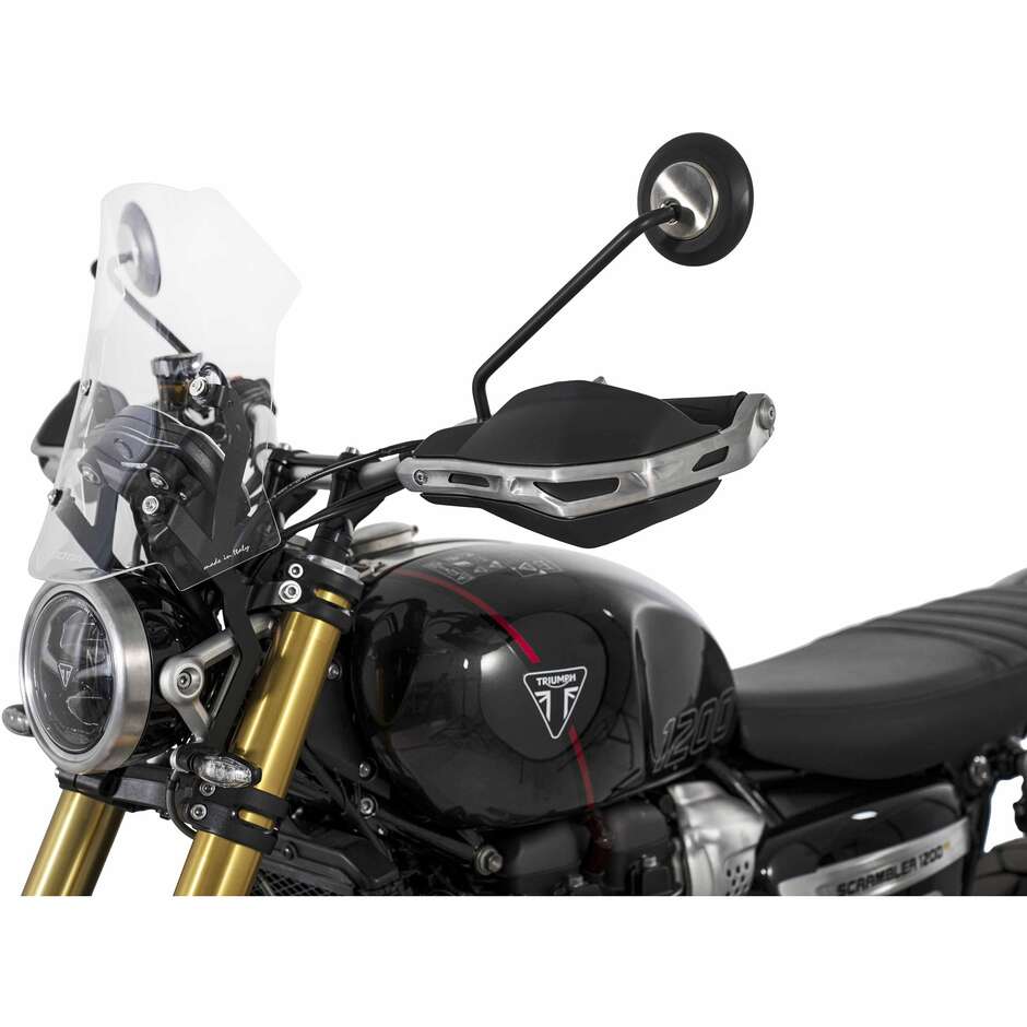 Isotta Rally Plus Windshield for TRIUMPH Scrambler 1200 X/XE (2024-25) Clear