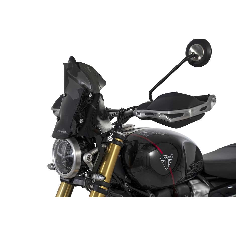 Isotta Rally Windshield for Triumph Scrambler 1200 X / XE Dark Smoke