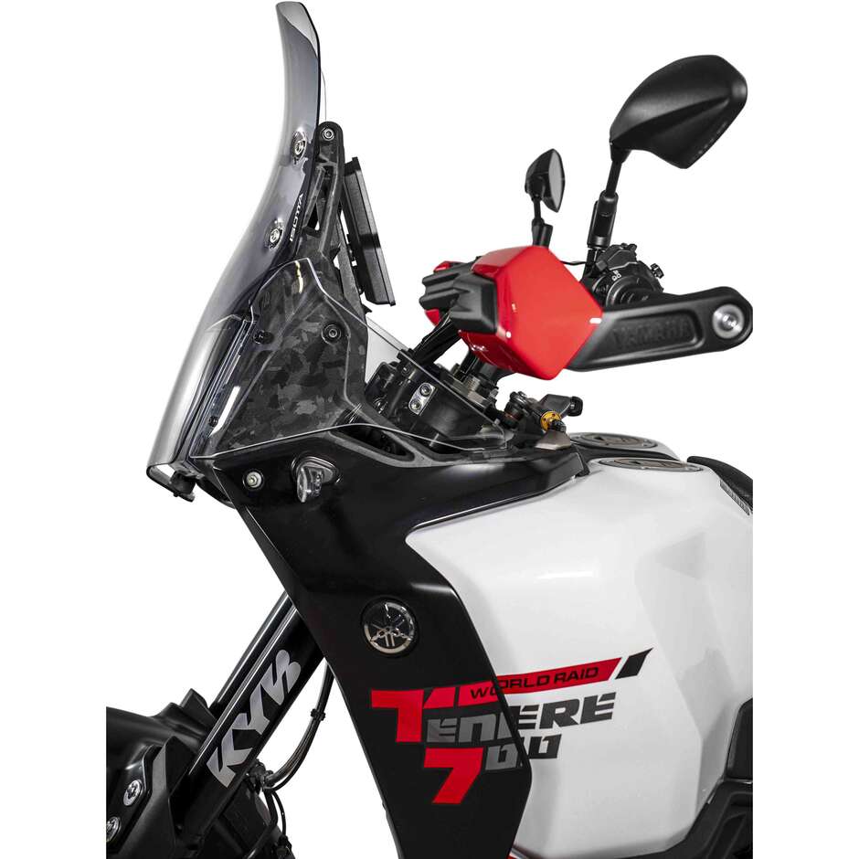 Isotta RSG Factory Evo Windschutzscheibe für Yamaha Tenerè 700 World Raid ab 2026, Hellgrau