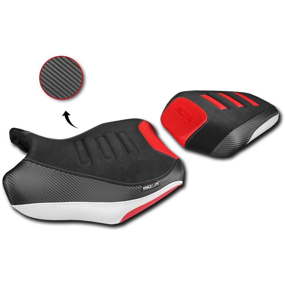 Isotta Seat Cover For Benelli TRK 702 from 2023 Black Red