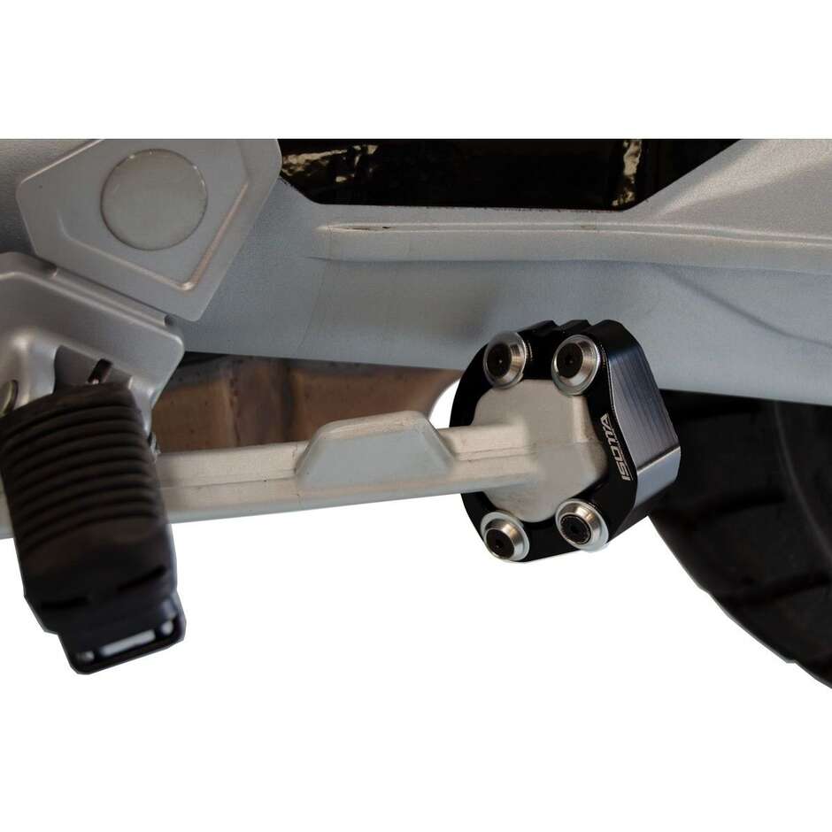 Isotta Side Stand Base for MOTO GUZZI STELVIO From 2024 Black