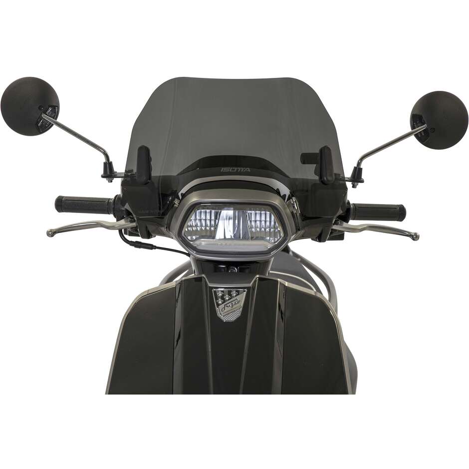 Isotta Sport Windschutzscheibe für SYM FUGUE 125 ab 2025, Dunkelgrau
