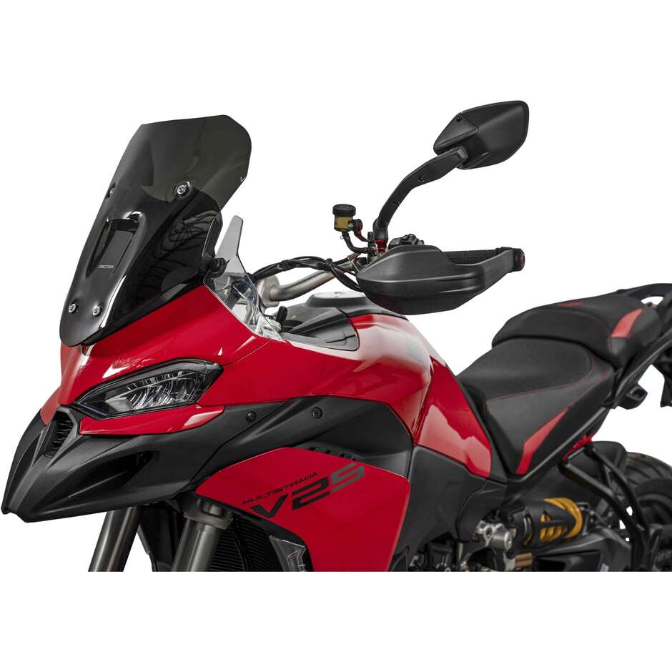 Isotta Sport Windshield for DUCATI Multistrada V2 Dark Smoke