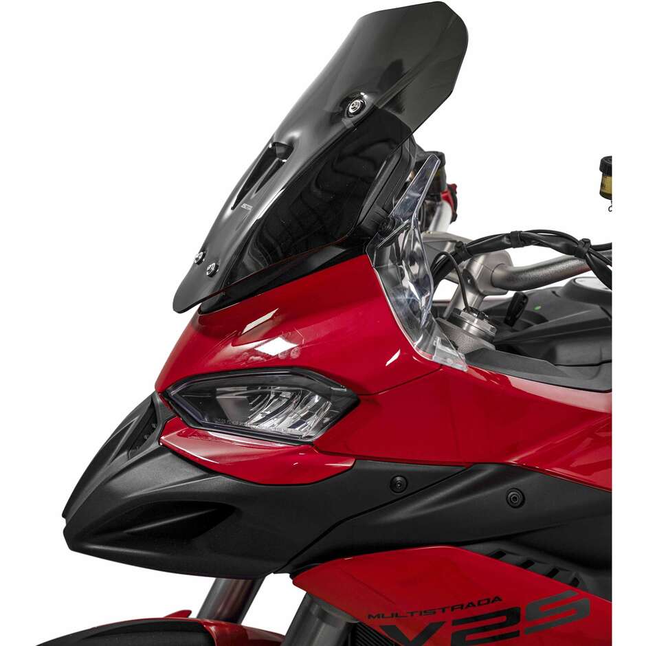 Isotta Sport Windshield for DUCATI Multistrada V2 Dark Smoke