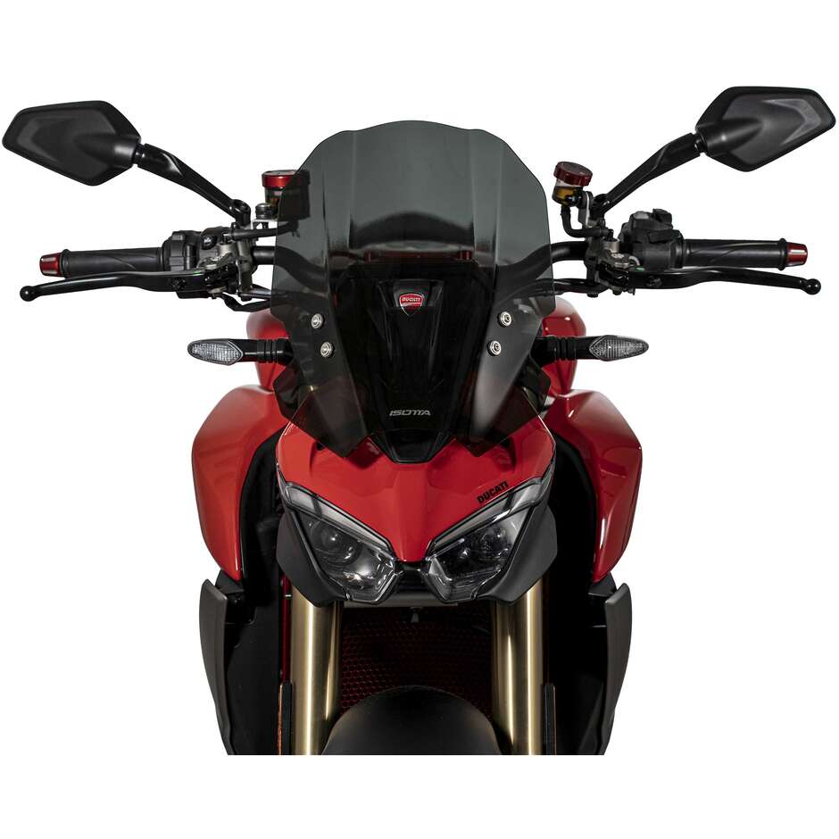 Isotta Sport Windshield for Ducati Streetfighter V2 Dark Smoke